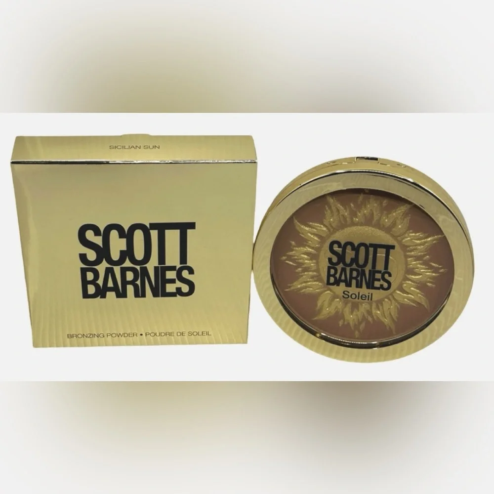 Scott Barnes Bronzing Powder SICILIAN SUN 1.32 Oz / 37.5 g New